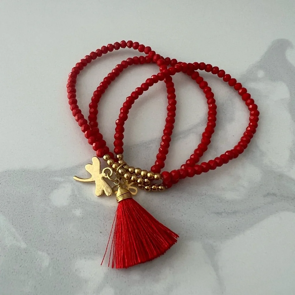 Cute Red Bracelets